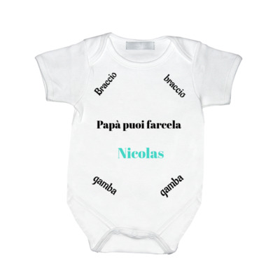 Body Neonati Personalizzabili - immagine 3