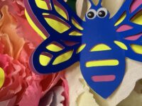 Api Arcobaleno Giganti in 3D 6 Pz