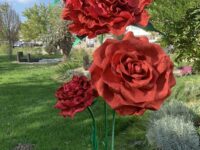 Set 3 Fiori Natalizi Giganti