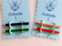 Gadget compleanno " 6 Pz Portamatite Personalizzabili"