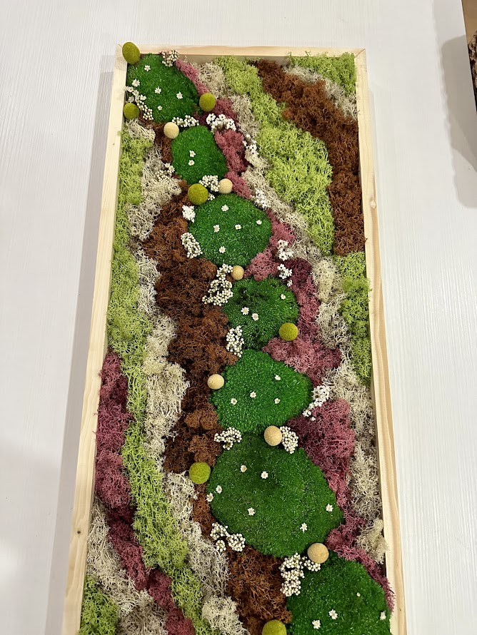 Quadro di Erba stabilizzata con fiori stabilizzati - immagine 7