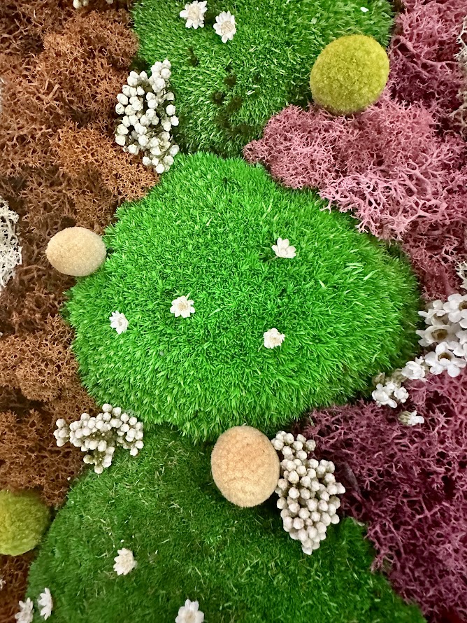 Quadro di Erba stabilizzata con fiori stabilizzati - immagine 3