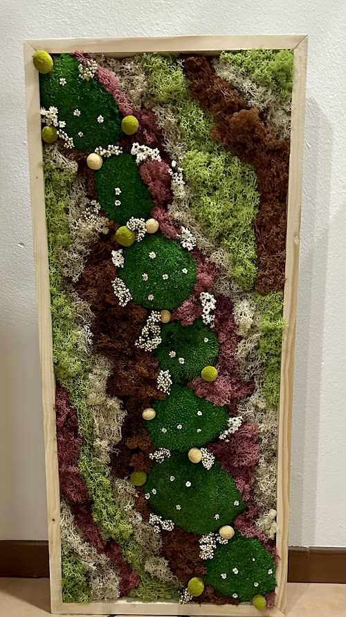 Quadro di Erba stabilizzata con fiori stabilizzati - immagine 11