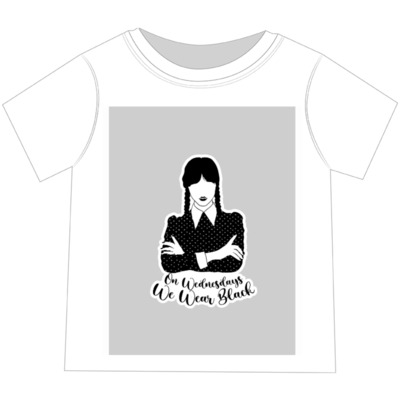 T-Shirt "Mercoledì Adams" Personalizzabili - immagine 10