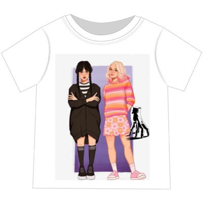 T-Shirt "Mercoledì Adams" Personalizzabili - immagine 9