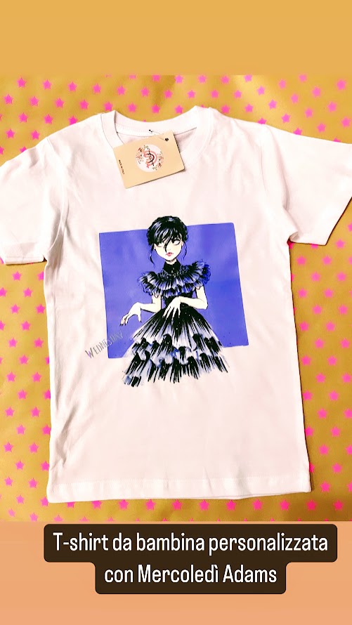 T-Shirt "Mercoledì Adams" Personalizzabili - immagine 15