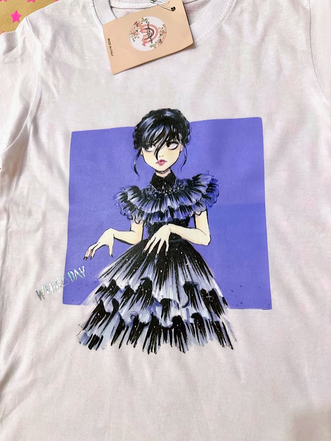 T-Shirt "Mercoledì Adams" Personalizzabili - immagine 14