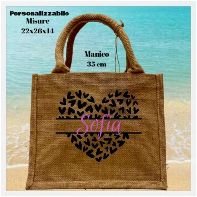 Borsa in Yuta Media "Glitter" Personalizzabile - immagine 10