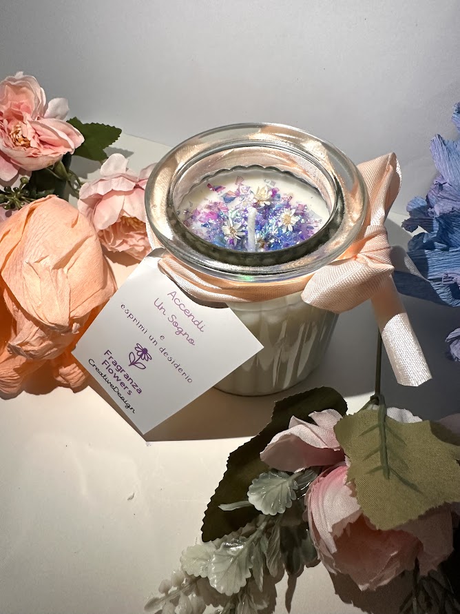 Candela "Accedi un sogno" Flowers