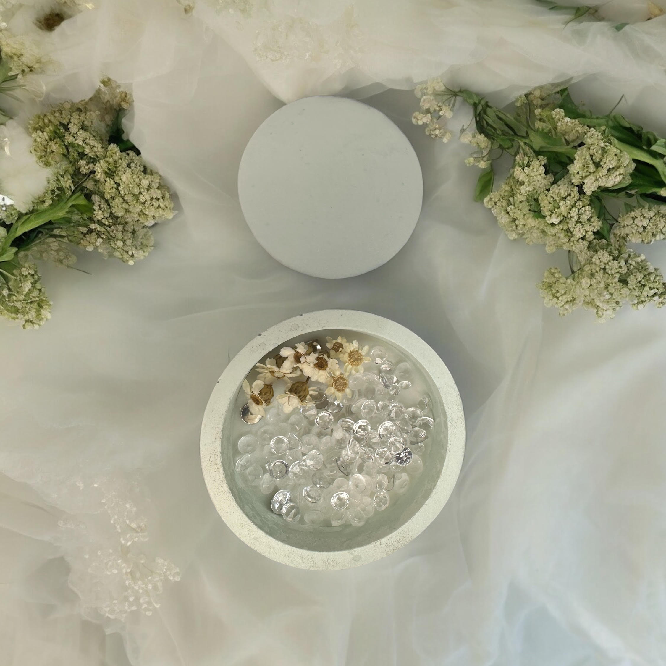 Candle " Diamonds Flowers" - immagine 6