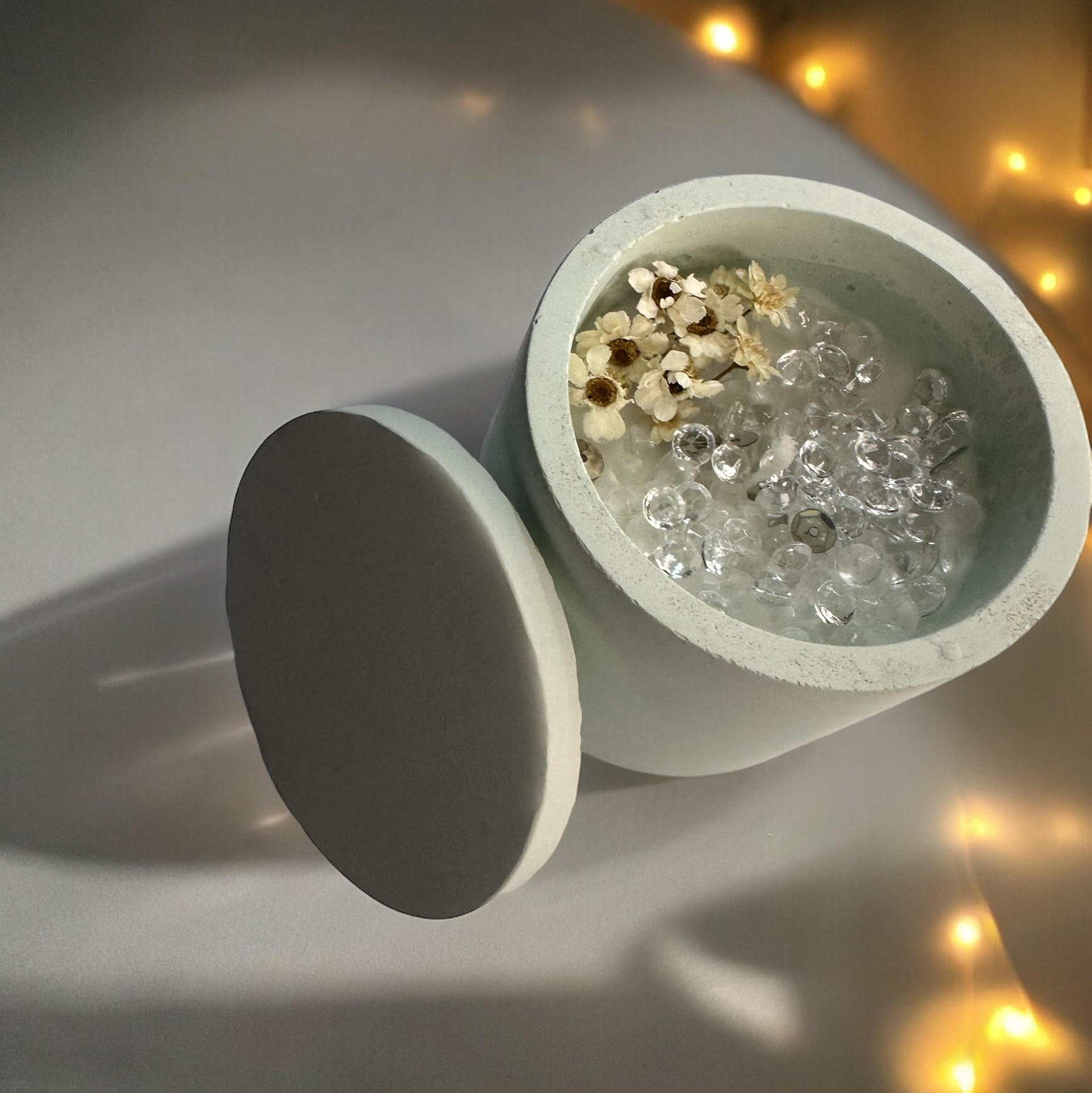 Candle " Diamonds Flowers" - immagine 4